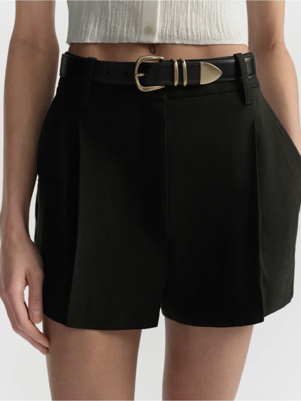 A.L.C Winston Linen Shorts